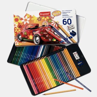 Bruynzeel Kleurpotloden Super Sixties Kever Set 60 st