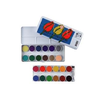 Talens Dekkende Waterverf Set 24 napjes