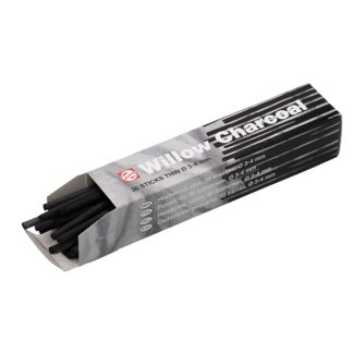 Talens Dunne Houtskool doosje 30 staafjes