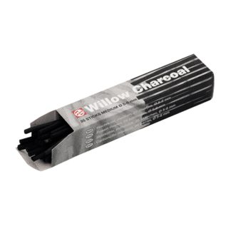 Talens Houtskool Medium doosje 25 staafjes