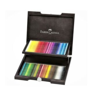 Faber-Castell Polychromos Kleurpotloden houten koffer à 72 stuks