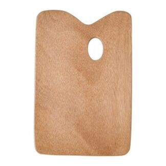 Houten Rechthoekig Schilderpalet 18 x 27cm