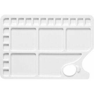 Kunststof Palet Rechthoekig met 23 napjes 34 x 23 cm