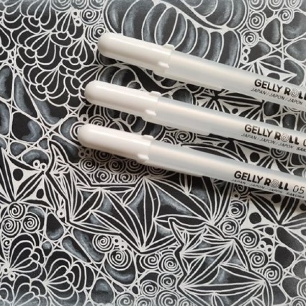 Sakura Gelly Roll Basic Wit Gelpennen Set