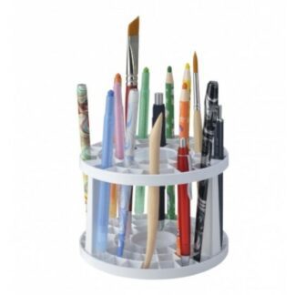 Stift en Penselenhouder Kunststof Rond