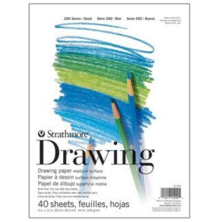 Strathmore Drawing Paper Serie 200 - Medium korrel 104g 40 vel A4