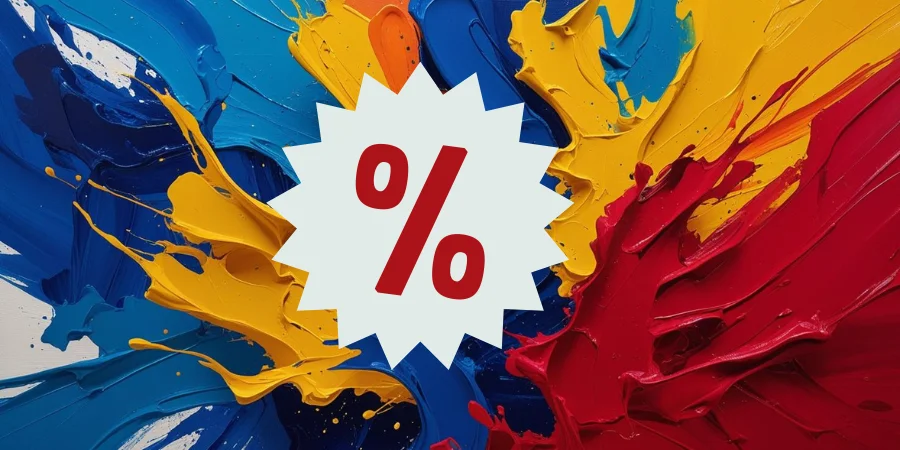 Acrylverf aanbieding en andere acrylics aanbiedingen