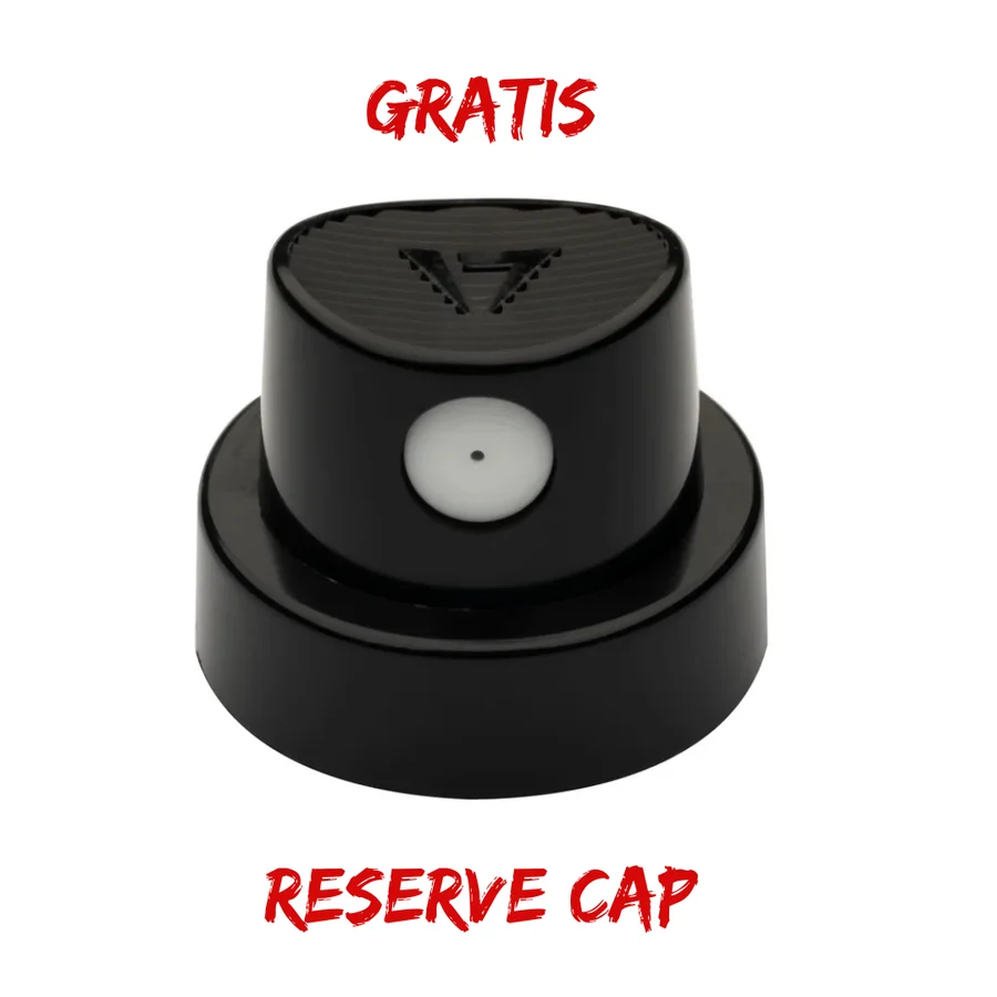 Zwarte reserve cap voor spuitverf