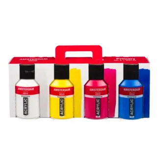 Amsterdam acrylverf pakket met basiskleuren